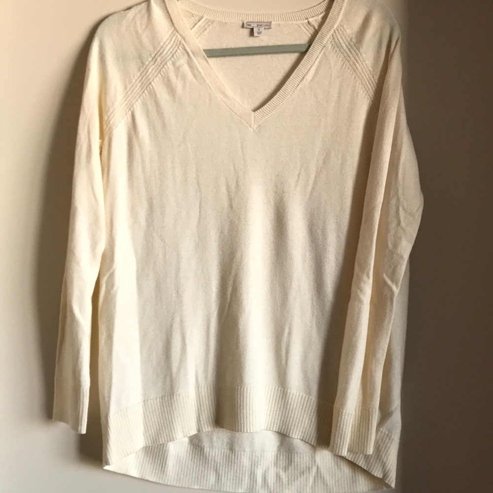 Cream business sweater